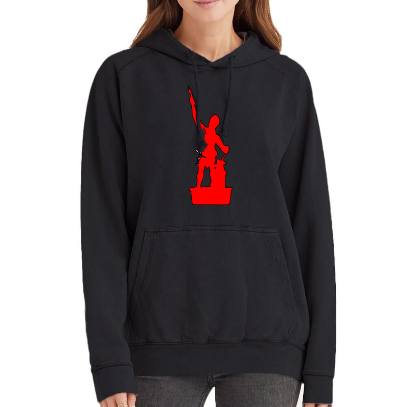 Vulcan Birmingham Alabama Red Vintage Hoodie by LuceroCrystalMurillo | Artistshot