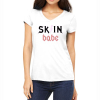 Skin Babe Skincare Lover Skin Esthetician Skin Specialist 1 Women's V-neck T-shirt | Artistshot