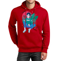 Chilling Anime Boy Tshirt Classique Green Unisex Hoodie | Artistshot