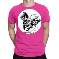 Cowboy Falling From Horse Classic Tshirt Red T-shirt | Artistshot