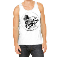 Cowboy Falling From Horse Classic Tshirt Red Tank Top | Artistshot