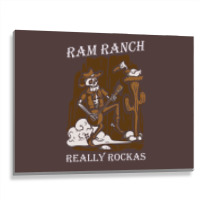 Ram Ranch Really Rocks Ram Ranch Ram Ranch Lyrics   Cool Blue Metal Print Horizontal | Artistshot