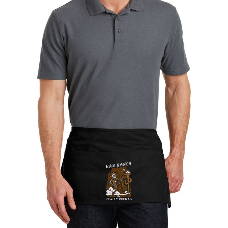 Ram Ranch Really Rocks Ram Ranch Ram Ranch Lyrics   Cool Blue Waist Apron | Artistshot