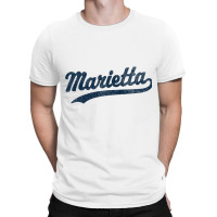 Marietta Georgia Ga Vintage Sports Graphic Premium T Shirt T-shirt | Artistshot