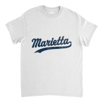 Marietta Georgia Ga Vintage Sports Graphic Premium T Shirt Classic T-shirt | Artistshot