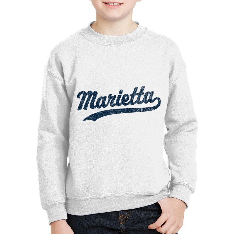 Marietta Georgia Ga Vintage Sports Graphic Premium T Shirt Youth Sweatshirt | Artistshot