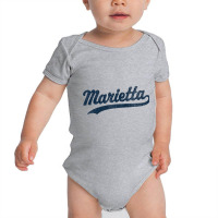 Marietta Georgia Ga Vintage Sports Graphic Premium T Shirt Baby Bodysuit | Artistshot