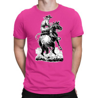 Cowboy Riding Horse Classic Tshirt Stars T-shirt | Artistshot