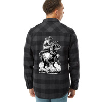 Cowboy Riding Horse Classic Tshirt Stars Flannel Shirt | Artistshot