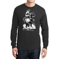 Cowboy Riding Horse Classic Tshirt Stars Long Sleeve Shirts | Artistshot