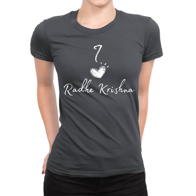 Jaime Radha Krishna Citation De Krishna Tshirt Classique Nature Ladies Fitted T-Shirt by molaeilyvq | Artistshot