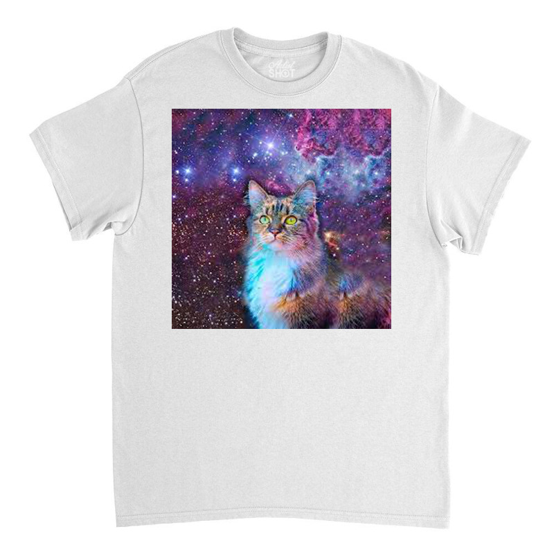 Cat Mars Classic T-shirt by Lorett | Artistshot