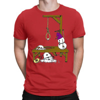 Snowman Hangin   Vintage Funny T-shirt | Artistshot