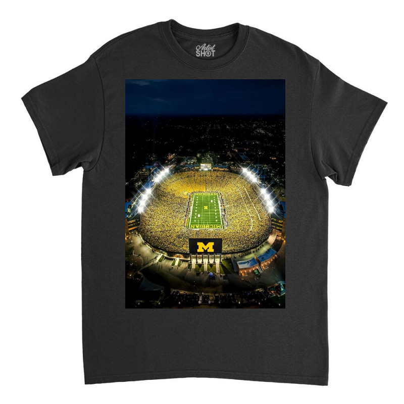 The Michigan Stadium Classic T-shirt | Artistshot