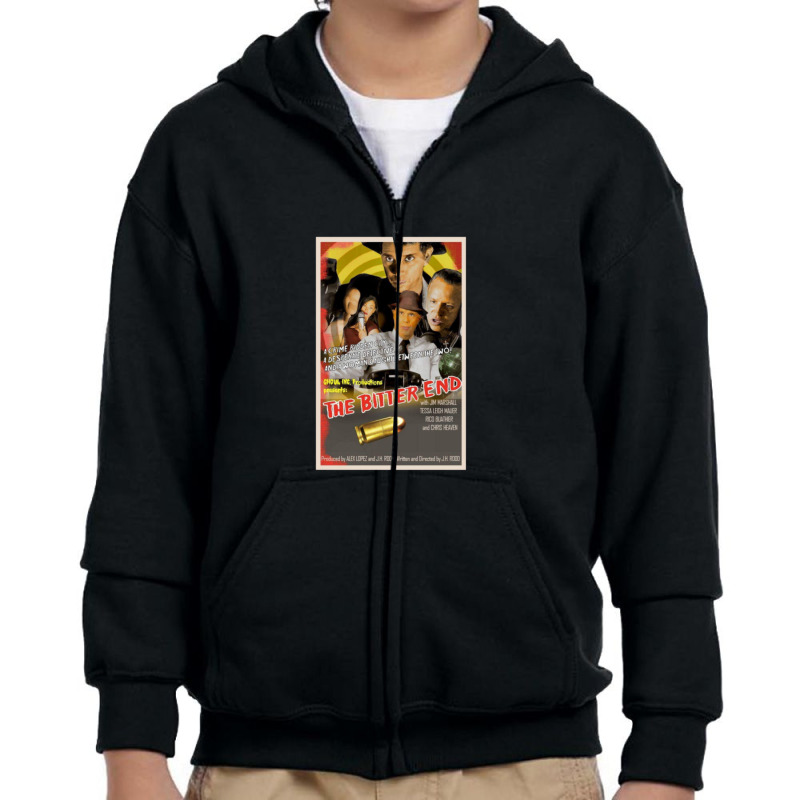 The Bitter End Youth Zipper Hoodie by BrendaJoMoore | Artistshot