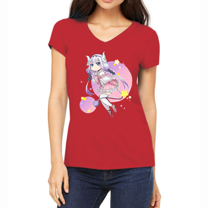 Miss Kobay Women's V-Neck T-Shirt by Lorett | Artistshot