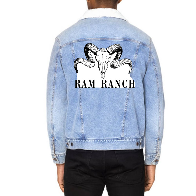 Ram Ranch   Quote Aesthetic Unisex Sherpa-lined Denim Jacket | Artistshot