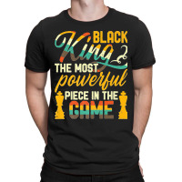 Black King The Most Powerful Piece In The Game Men Boy Premium T-shirt | Artistshot