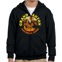 Limited Edition Grand Canyon National Park Arizona Vintage 80s Hiking Youth Zipper Hoodie | Artistshot