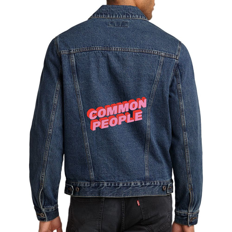 Common People 1 Men Denim Jacket by OpieCharlton | Artistshot