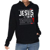 Jiu Jitsu Jesus Faith Christian Jesus Didn't Tap Out Pullover Hoodie Lightweight Hoodie | Artistshot