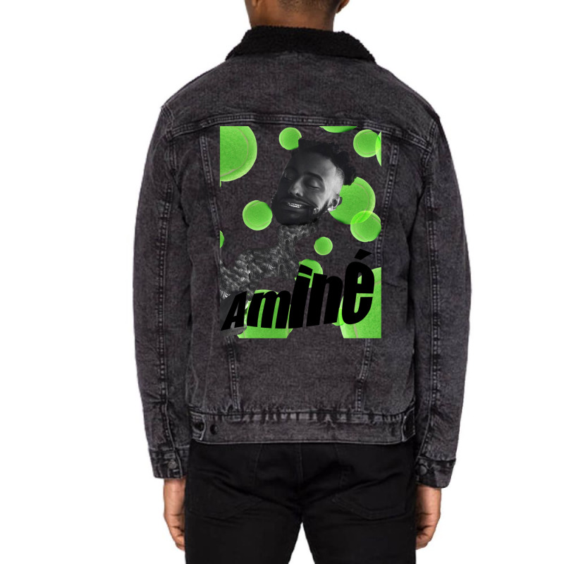 Aminé Limbo Album Poster Unisex Sherpa-Lined Denim Jacket by FaunBrown | Artistshot