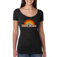 Hot Trend Wilton Manors Florida Fl Vintage Rainbow Retro 70s Women's Triblend Scoop T-shirt | Artistshot