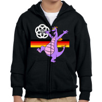 Happy Little Purple Dragon Of Imagination Youth Zipper Hoodie | Artistshot