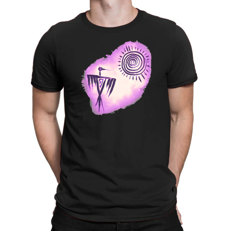 Petroglyph Thunderbird Pinkpurple Blackwhite And Blueteal Availablelov T-shirt | Artistshot