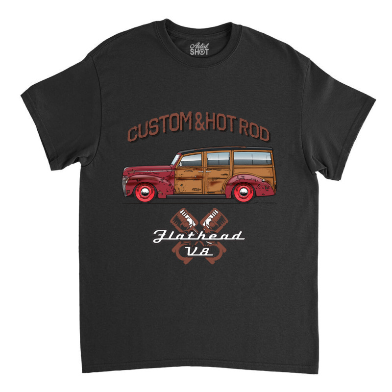 Custom Patina Claret Maroon Classic T-shirt by ErnestGallon | Artistshot