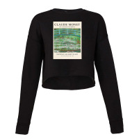 Claude Monet - Japanese Footbridge Cropped Sweater | Artistshot