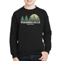 Trending Wisconsin Dells Wi Vintage Throwback Retro 70s Youth Sweatshirt | Artistshot