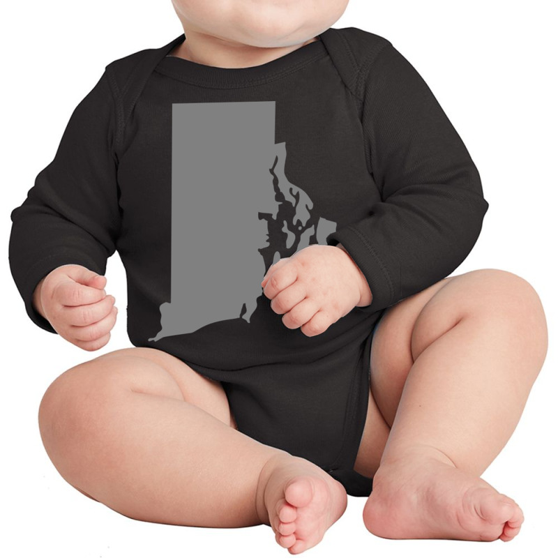 Limited Edition Rhode Island Gray Long Sleeve Baby Bodysuit by greggjvandervor | Artistshot