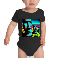 Hot Trend Pop Art Easter Island Baby Bodysuit | Artistshot