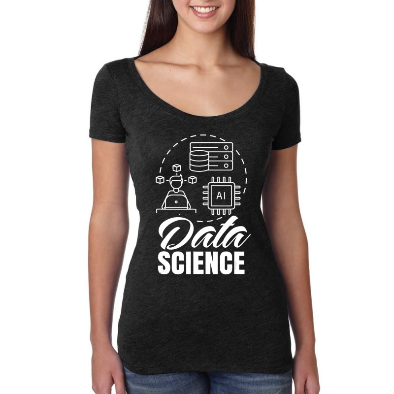 Trending Data Science Analytics Scientist Analyst Women's Triblend Scoop T-shirt by bummercaught | Artistshot