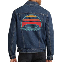 Hot Trend Harmonica Mouth Organ Retro 80s Style Men Denim Jacket | Artistshot