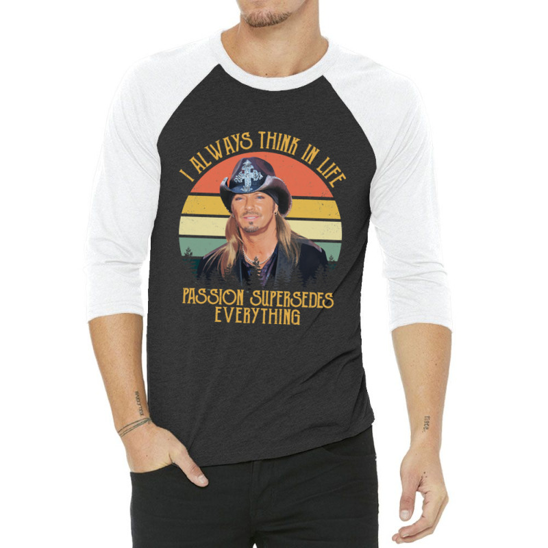 A Men Women Michaels Male Singer Bret Songwriter Funny Men Fan 3/4 Sleeve Shirt | Artistshot