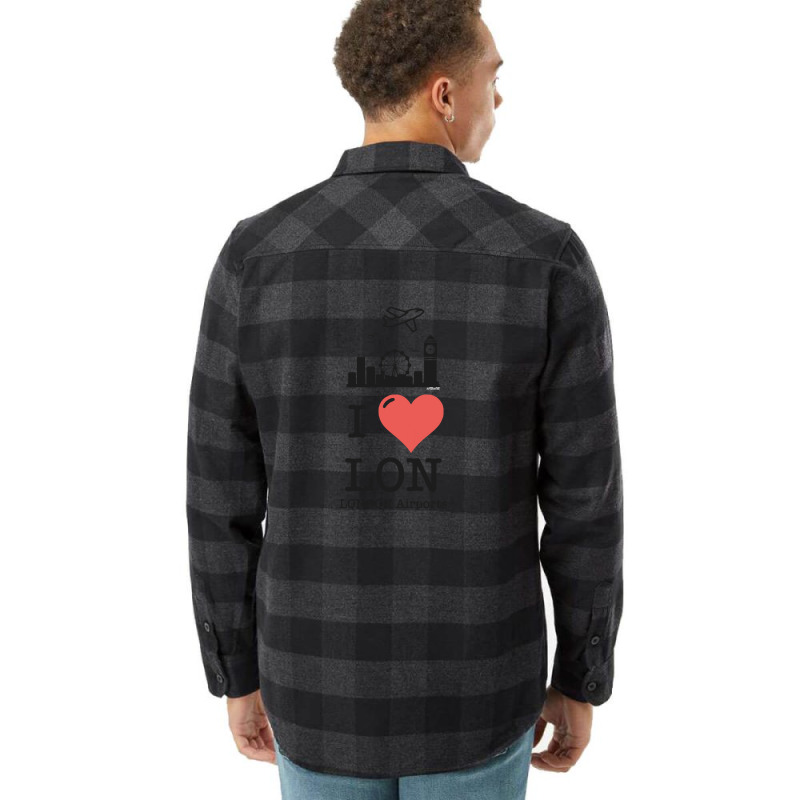 I Lovelike London Airports Flannel Shirt | Artistshot