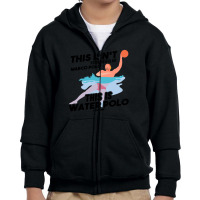 Water Polo Youth Zipper Hoodie | Artistshot