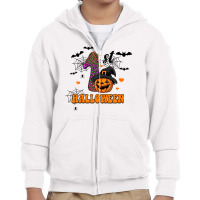 Funny My First Halloween Cute Pumpkin Spooky Costume Youth Zipper Hoodie | Artistshot