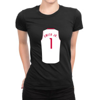 Jabari Smith Jr Jersey 11 Ladies Fitted T-shirt | Artistshot