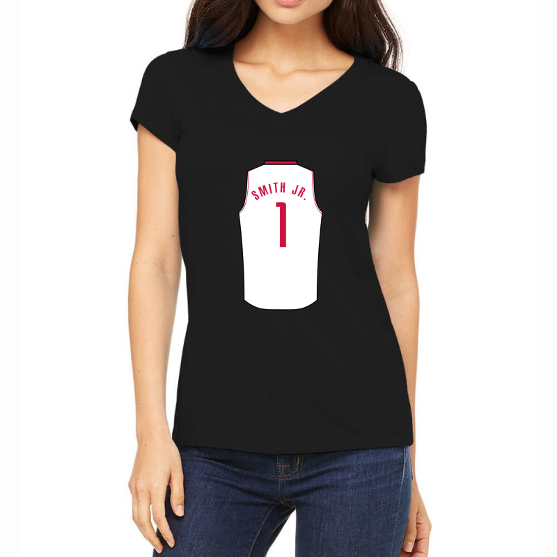 Jabari Smith Jr Jersey 11 Women's V-Neck T-Shirt by StaceyKerry | Artistshot