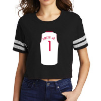 Jabari Smith Jr Jersey 11 Scorecard Crop Tee | Artistshot