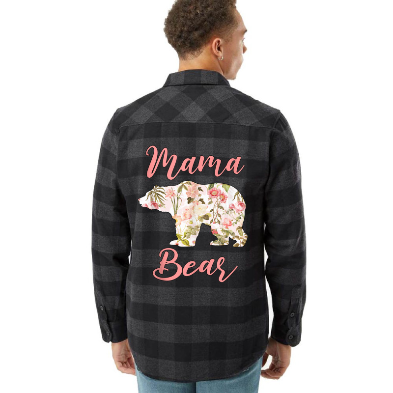 Hot Trend Mama Bear Floral Mothers Day Flannel Shirt | Artistshot