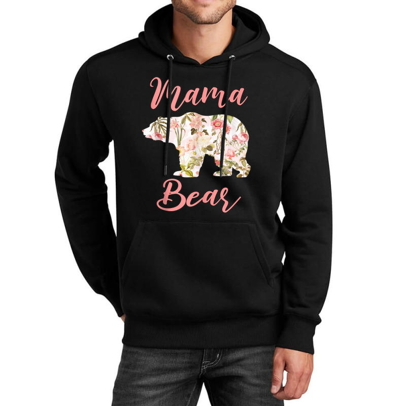 Hot Trend Mama Bear Floral Mothers Day Unisex Hoodie | Artistshot