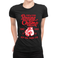 Boxing Champ 1 Ladies Fitted T-shirt | Artistshot