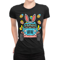 Bunny Ears Eggs Easter Ladies Fitted T-shirt | Artistshot