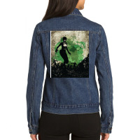 Resi Zero Rebecca Chambers Minimalist Art Ladies Denim Jacket | Artistshot