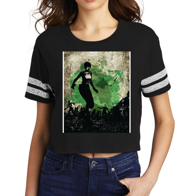 Resi Zero Rebecca Chambers Minimalist Art Scorecard Crop Tee by superivelisy | Artistshot