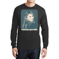 Vanessa Paradis Retro Style 80s Francophile Design Gift Long Sleeve Shirts | Artistshot